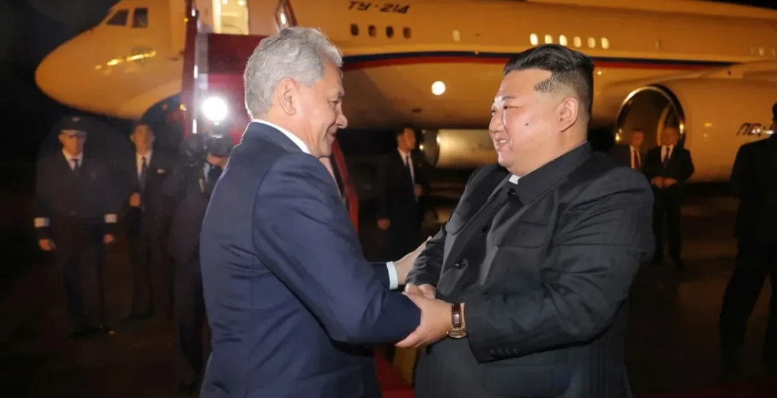 Βόρεια-Κορέα:-Συνάντηση-Κιμ-Γιονγκ-Ουν-με-τον-επικεφαλής-του-ρωσικού-Συμβουλίου-Ασφαλείας-Σεργκέι-Σοϊγκού