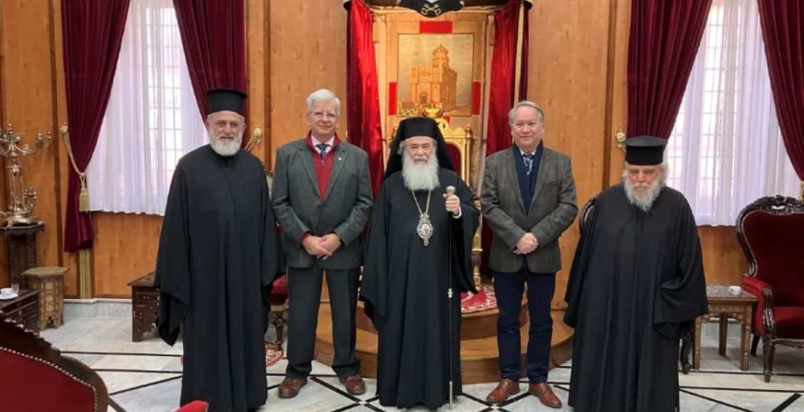 Συνάντηση-Πατριάρχη-Ιεροσολύμων-με-καθηγητές-από-το-Μετσόβιο-Πολυτεχνείο