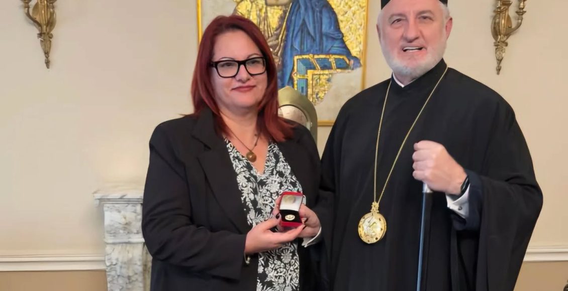 Συνάντηση-Αρχιεπισκόπου-Αμερικής-με-τη-Δήμαρχο-Τήλου