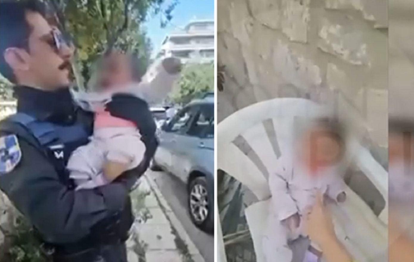 «Η-μπεμπούλα-έκλαιγε-με-μαύρο-δάκρυ»,-είπε-ο-αστυνομικός-που-βρήκε-το-βρέφος-σε-κάδο-στον-Άλιμο