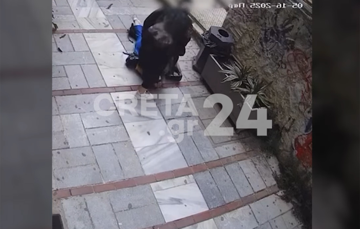 Ανιψιά-ξυλοκόπησε-τη-θεία-της-σε-κεντρικό-δρόμο-του-Ηρακλείου-για-τα-κληρονομικά-–-Δείτε-βίντεο-από-την-επίθεση