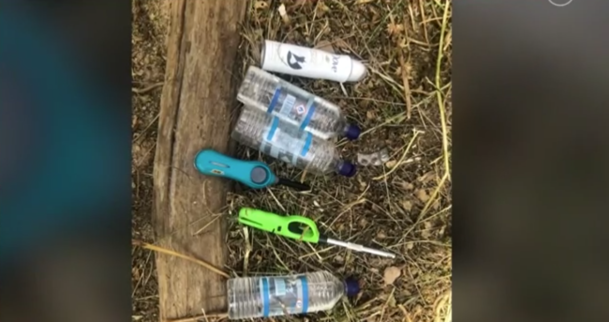 Εντοπίστηκε-εμπρηστικός-μηχανισμός-ανάμεσα-σε-δέντρα-στον-Λυκαβηττό