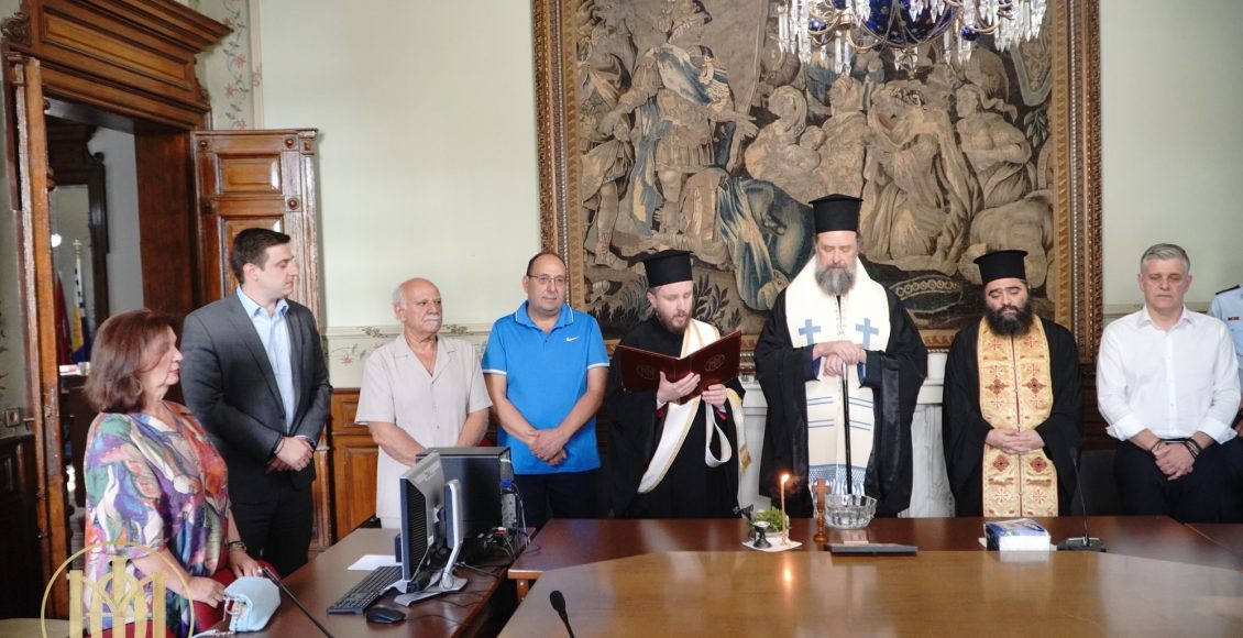 Ο-Μητροπολίτης-Θεσσαλονίκης-τέλεσε-τον-Αγιασμό-στην-έδρα-της-Ε´-Δημοτικής-Κοινότητας