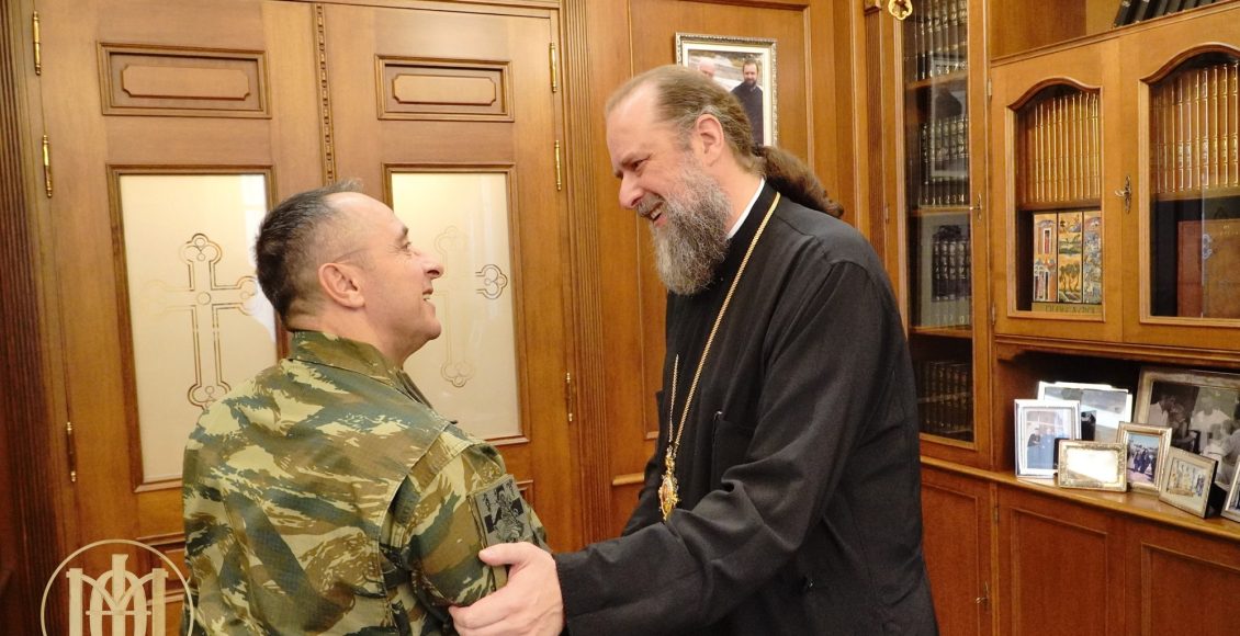 Ο-Διοικητής-του-Γ’-Σώματος-Στρατού-στον-Μητροπολίτη-Θεσσαλονίκης