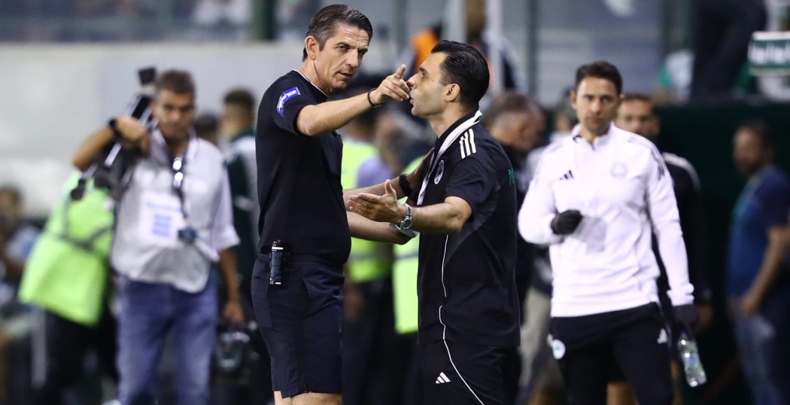 Παναθηναϊκός-–-Ολυμπιακός:-Ήρθαν-στα-χέρια-Τζαβέλλας-–-Καραπαπάς,-τους-χώρισαν-οι-παίκτες