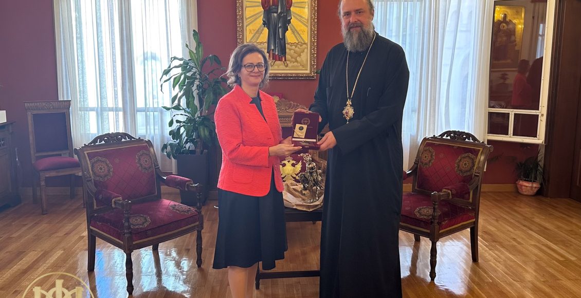 Ο-Μητροπολίτης-Θεσσαλονίκης-υποδέχθηκε-την-Γενική-Πρόξενο-της-Αλβανίας