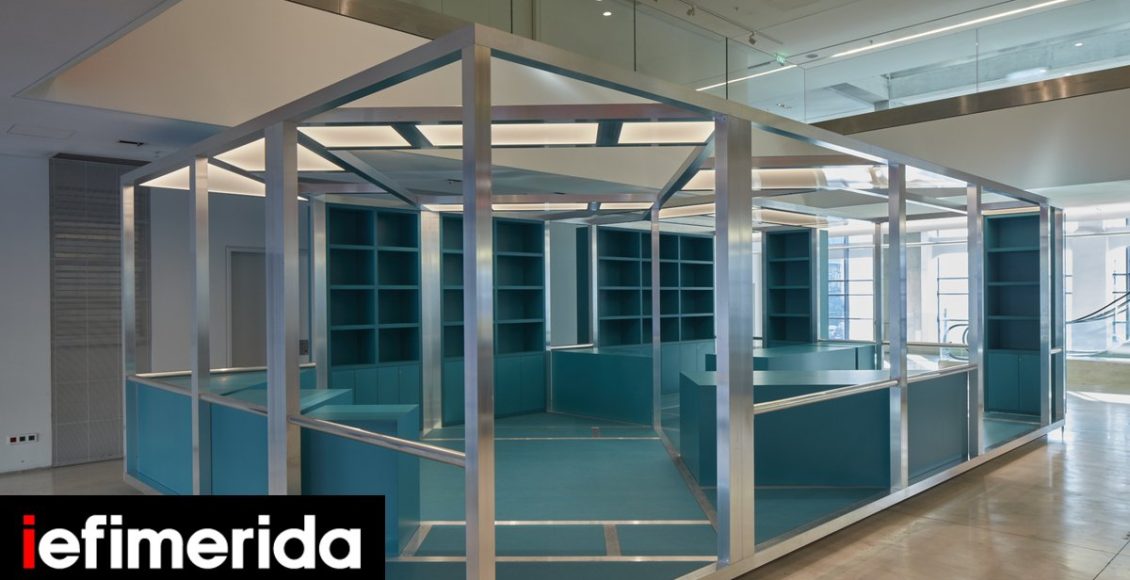 Τι-είναι-αυτό-το-pavilion,-σαν-παζλ,-που-στήθηκε-στην-είσοδο-του-ΕΜΣΤ-Νέα-εποχή-στο-μουσείο