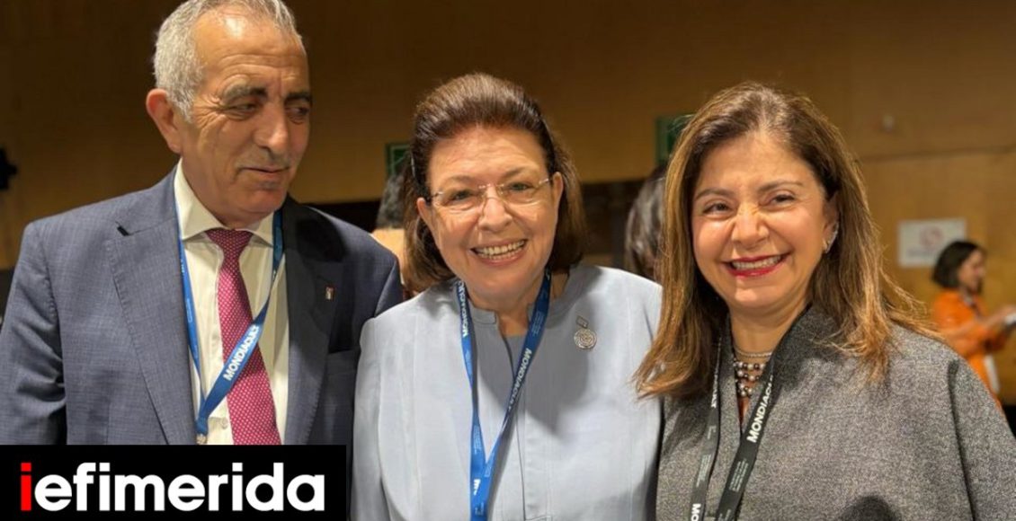 Μενδώνη:-Διμερείς-επαφές-στο-πλαίσιο-της-mondiacult-2025-Κυρίαρχο-το-ελληνικό-αίτημα-της-επανένωσης-των-Γλυπτών