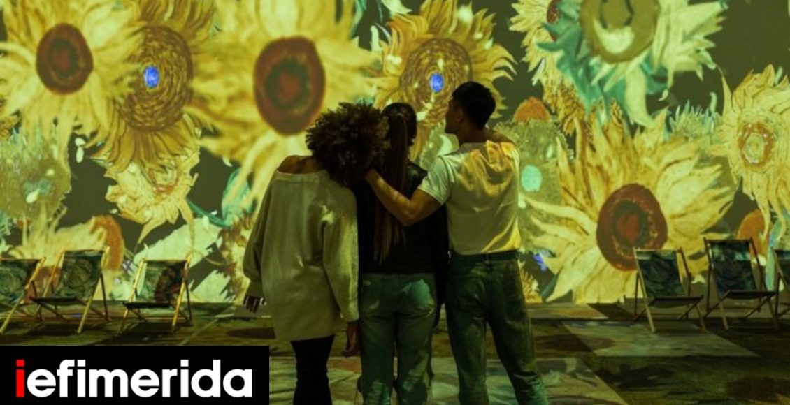 Το-εικαστικό-σύμπαν-του-Βαν-Γκογκ:-Στην-Αθήνα-μια-φαντασμαγορική,-τρισδιάστατη-«ζωντανή»-εμπειρία-[εικόνες,-βίντεο]