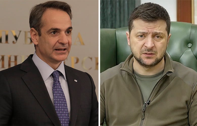 Τηλεφωνική-επικοινωνία-Μητσοτάκη-με-Ζελένσκι