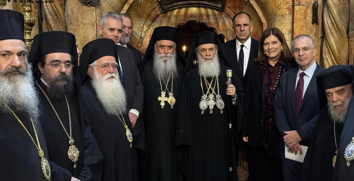 Ο-Μητροπολίτης-Δημητριάδος-Ιγνάτιος-στο-Πατριαρχείο-Ιεροσολύμων