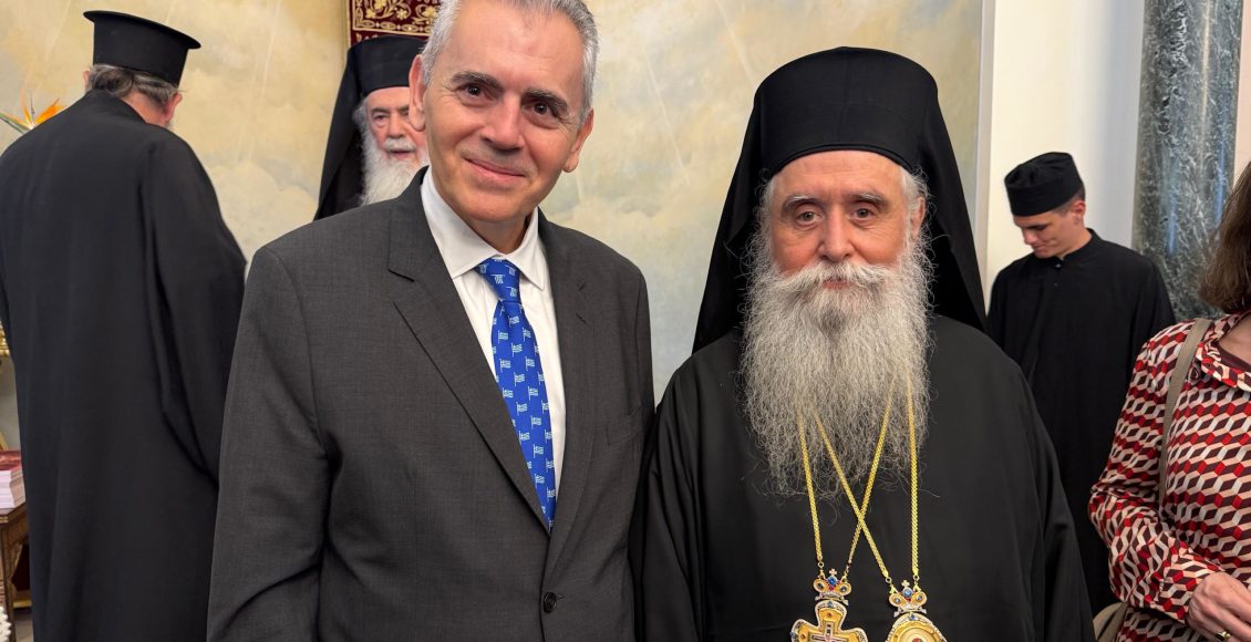 Μ.-Χαρακόπουλος-στη-χειροτονία-Αρχιεπισκόπου-Σινά:-Μια-νέα,-ελπιδοφόρα-εποχή-για-την-Αγία-Αικατερίνη-Σινά