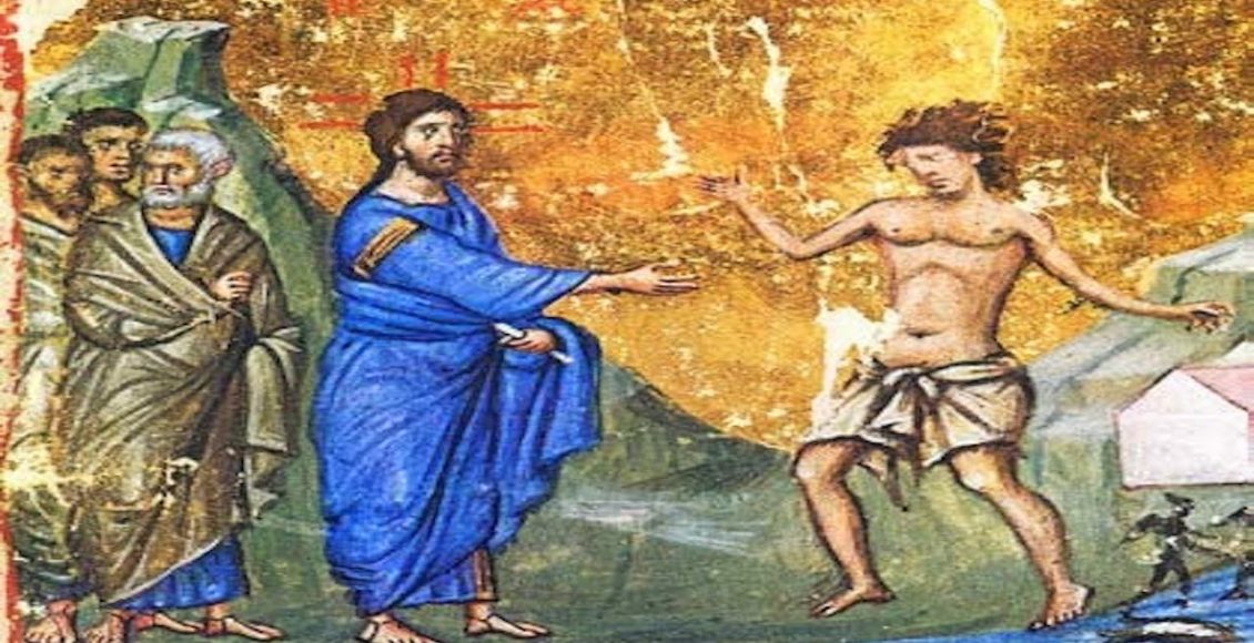 Ο-Χριστός-που-θεραπεύει-και-ο-Άγιος-Δημήτριος-που-μαρτυρεί