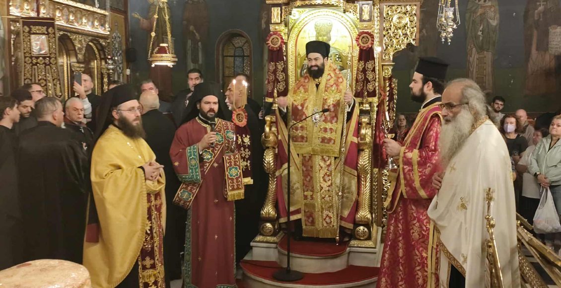 Πανηγυρικός-εσπερινός,-για-τον-Άγιο-Δημήτριο-τον-Μυροβλήτη,-στον-ομώνυμο-ναό-των-Αμπελοκήπων