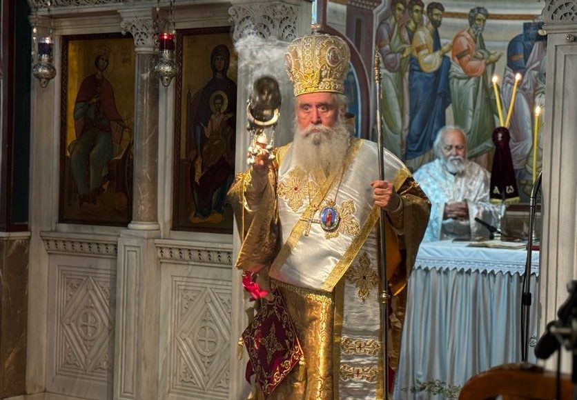 Αρχιερατική-Θεία-Λειτουργία-από-τον-νέο-Αρχιεπίσκοπο-Σινά-στο-Σιναΐτικο-Μετόχι-των-Αθηνών