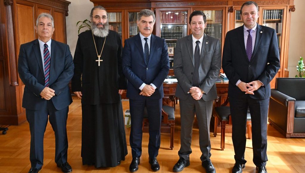 Επίσκεψη-αντιπροσωπείας-του-Πανεπιστημίου-Μπαλαμάντ-(Λίβανος)-στο-Εθνικό-και-Καποδιστριακό-Πανεπιστήμιο-Αθηνών