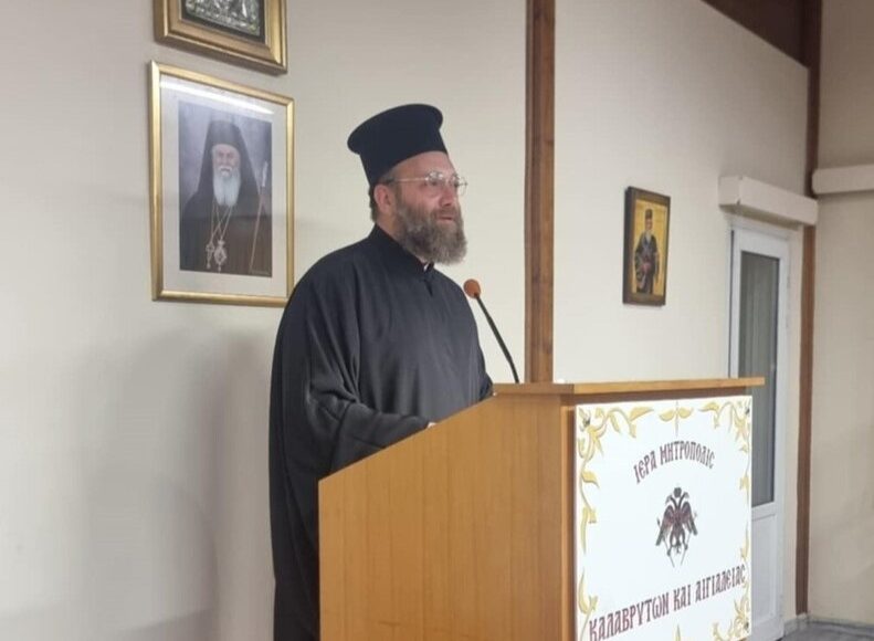 Η-εσπερινή-ομιλία-της-Κυριακής-από-τον-Πρωτοσύγκελλο-της-Μητροπόλεως-Καλαβρύτων