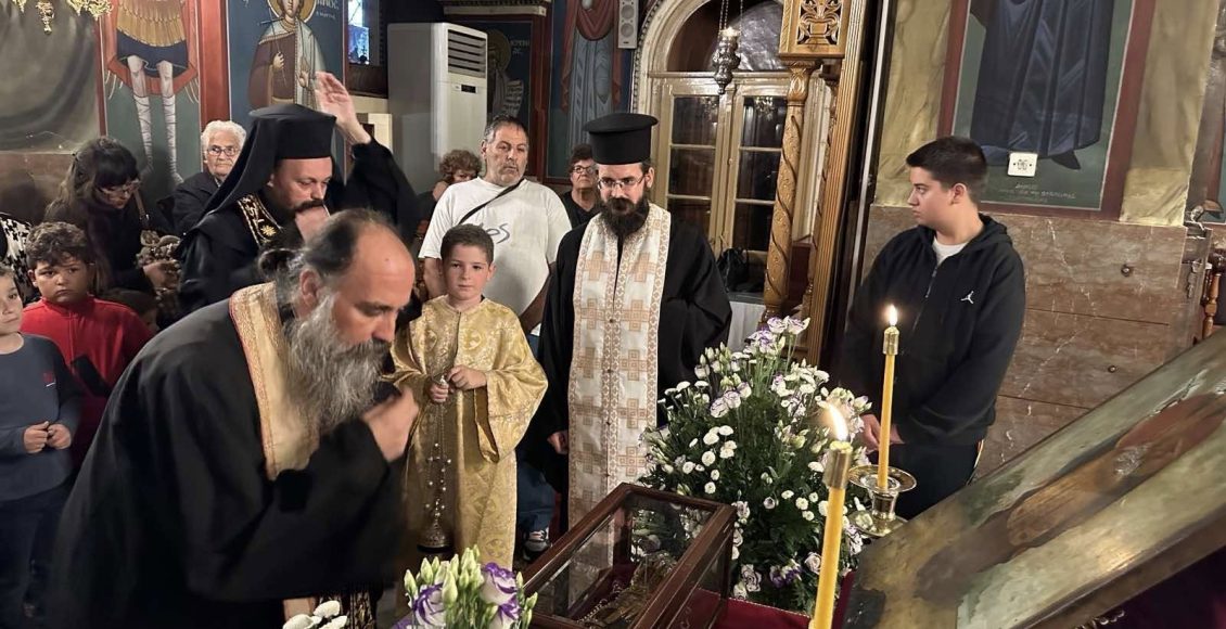 Υποδοχή-Τιμίας-χειρός-του-Αγίου-ενδόξου-Μεγαλομάρτυρος-Παντελεήμονος-στον-ΙΝ.-Εισοδίων-της-Θεοτόκου-Κρανιδίου