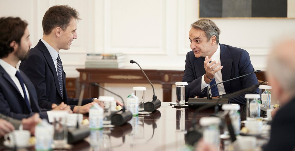 Συνάντηση-του-Κυριάκου-Μητσοτάκη-με-τον-διευθύνοντα-σύμβουλο-της-mistral-ai