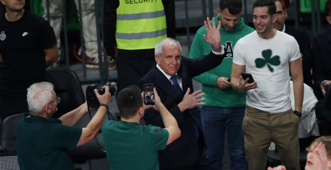 Παναθηναϊκός-–-Παρτιζάν:-Αποθέωση-για-τον-Ομπράντοβιτς-όταν-εμφανίστηκε-στο-ΟΑΚΑ