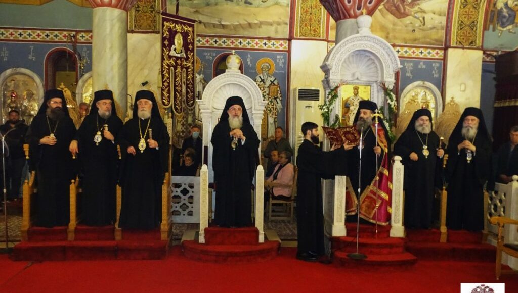 Λαμπρός-πανηγυρικός-Πολυαρχιερατικός-Εσπερινός-Οσίου-Νίκωνος-Σπάρτης