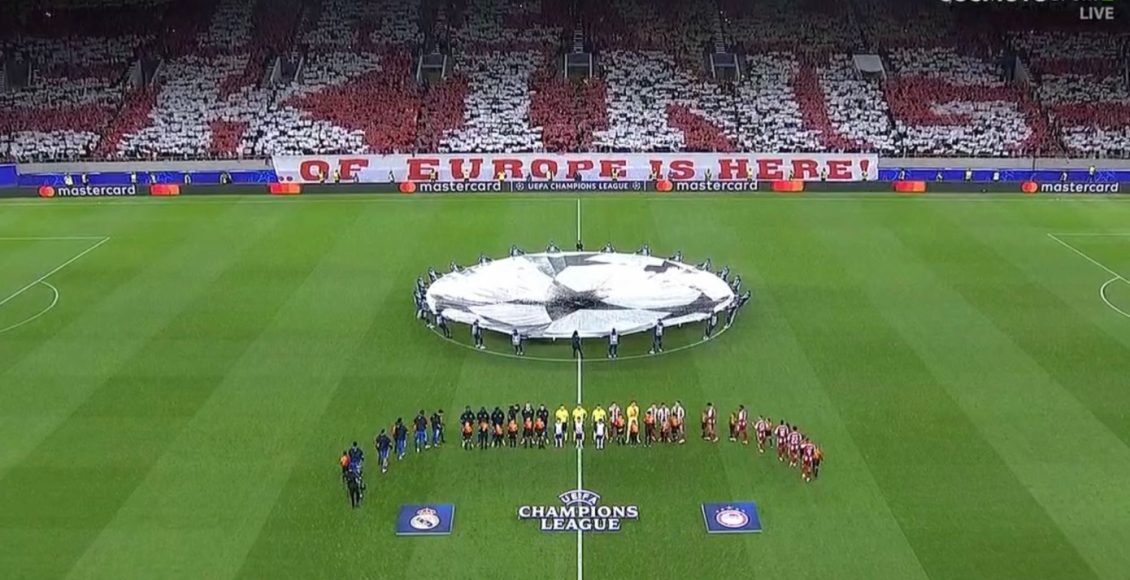 Ολυμπιακός-–-Ρεάλ-Μαδρίτης:-Εκπληκτικό-κορεό-για-τον-«βασιλιά-της-Ευρώπης»