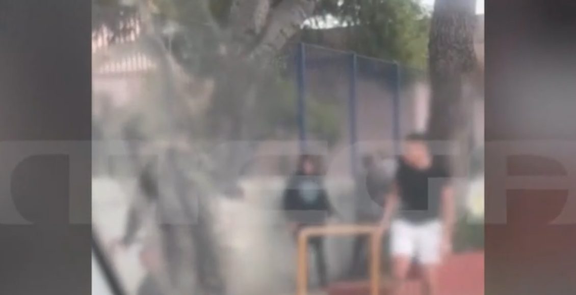 Ανελέητο-ξύλο-έξω-από-σχολείο-στο-Νέο-Ηράκλειο-–-Σοκάρει-βίντεο-από-τον-καβγά