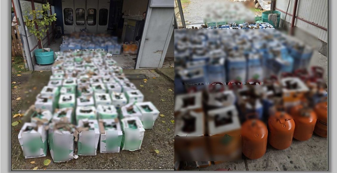 Επτά-συλλήψεις-για-παράνομη-διακίνηση-μεγάλων-ποσοτήτων-ψυκτικού-υγρού-από-την-Αλβανία-–-Κατασχέθηκαν-έντεκα-τόνοι-φρέον