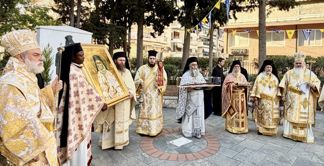 Η-εορτή-της-Αγιοκατατάξεως-του-Αγίου-Χρυσοστόμου-Παπασαραντόπουλου-στην-ΙΜ.-Καλαμαριάς