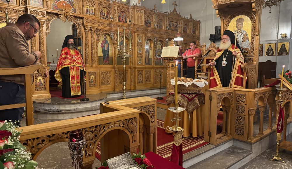 Ο-Αρχιερατικός-Εσπερινός-της-Ανακομιδής-των-Λειψάνων-του-Αγίου-Γεωργίου-στην-Σητεία