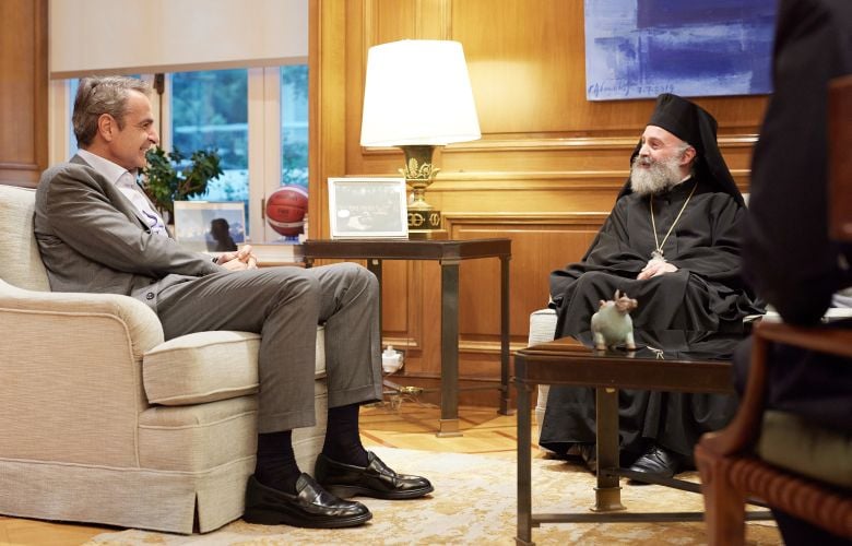 Συνάντηση-του-πρωθυπουργού-με-τον-Αρχιεπίσκοπο-Αυστραλίας