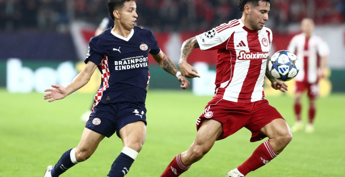 Ολυμπιακός-–-Αϊντχόφεν:-1-0-στο-17′-ο-Ζέλσον-Μάρτινς