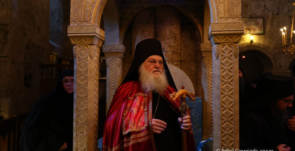 Ομιλία-Γέροντος-Εφραίμ-στη-Θεία-Λειτουργία-στην-ΙΜ.-Αγίας-Θέκλης-«Καλαμόνι»-Τιφλίδας