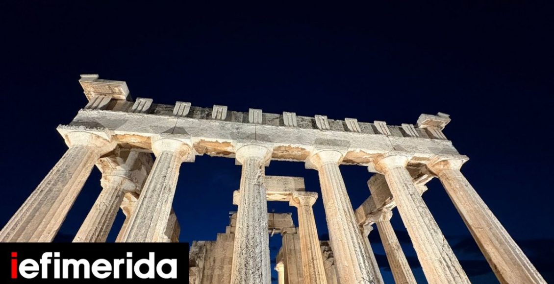 o-nαός-της-Αφαίας-αναδεικνύει-το-μεγαλείο-του:-Νέος-φωτισμός-από-την-Ελευθερία-Ντεκώ-και-μονοπάτια-περιήγησης
