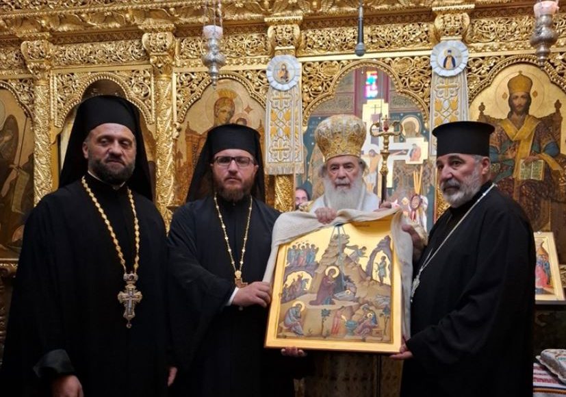 Ο-Πατριάρχης-Ιεροσολύμων-στην-Αντιπροσωπεία-του-Πατριαρχείου-Ρουμανίας-στους-Αγίους-Τόπους