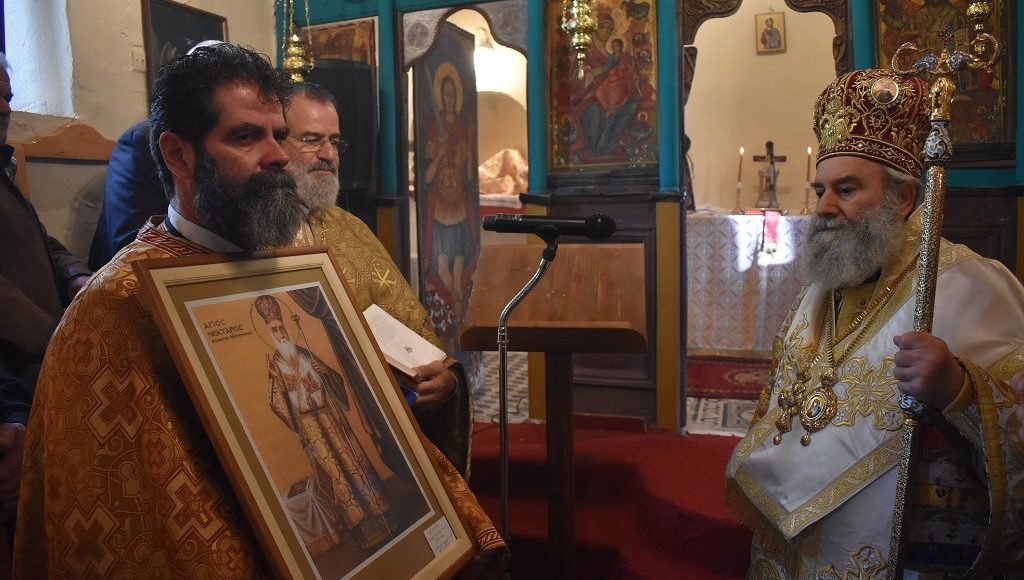 Καθιέρωση-προσκυνηταρίου-Αγίου-Νεκταρίου-από-τον-Μάνης-Χρυσόστομο