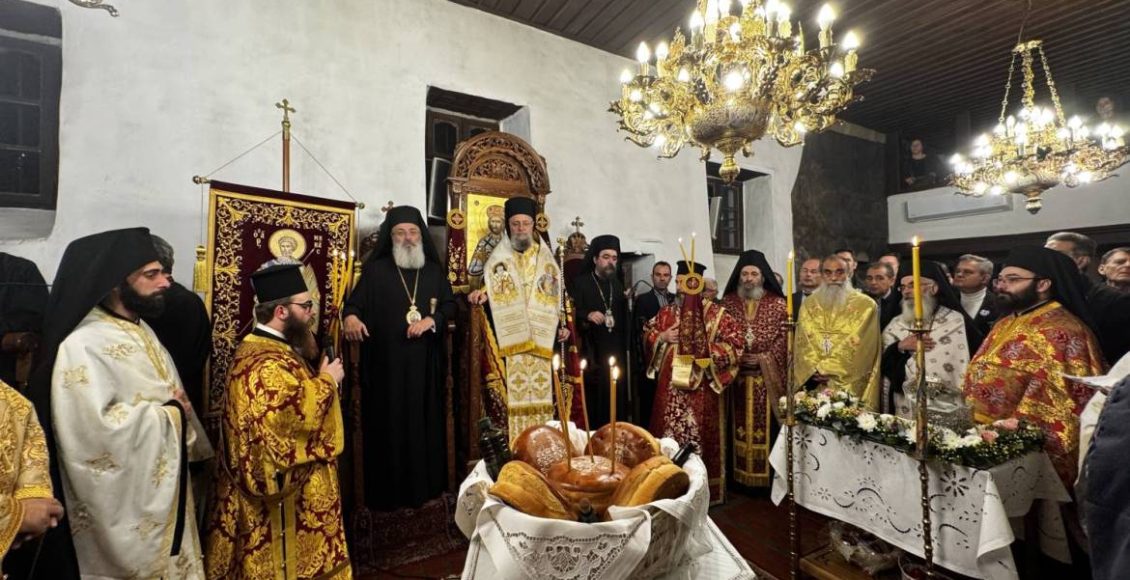 Πολυαρχιερατικός-Εσπερινός-για-τον-προστάτη-της-Καστοριάς,-Άγιο-Μεγαλομάρτυρα-Μηνά-τον-Θαυματουργό