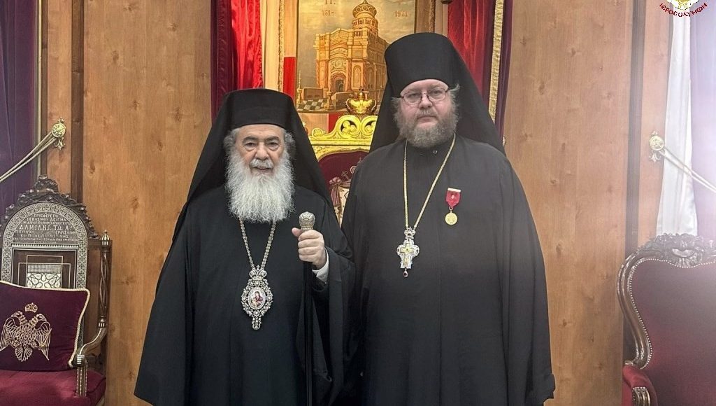 Επισκέψεις-στον-Πατριάρχη-Ιεροσολύμων-Θεόφιλο