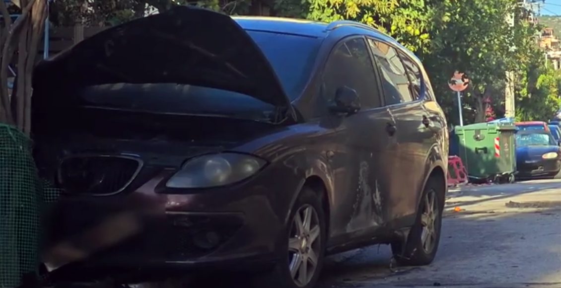 Έβαλαν-φωτιά-στο-αυτοκίνητο-σωφρονιστικού-υπαλλήλου-στη-Νίκαια-και-εντοπίστηκε-χειροβομβίδα