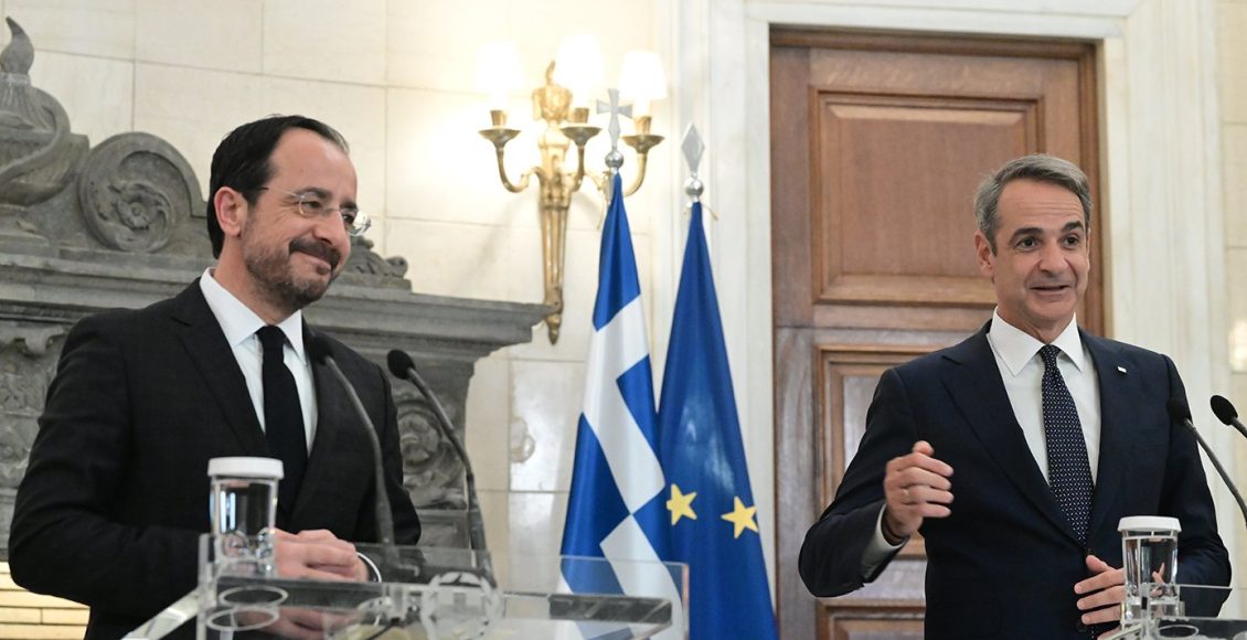 Κοινές-δηλώσεις-Μητσοτάκη-και-Χριστοδουλίδη:-«Οι-χώρες-μας-αποτελούν-πυλώνες-σταθερότητας-και-αξιοπιστίας-στην-ευρύτερη-περιοχή»