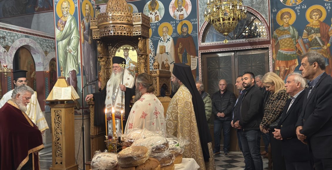 Αρχιερατικός-Εσπερινός-εορτής-Αγίου-Ιωάννου-Χρυσοστόμου-στο-Λούτσι-Βοιωτίας