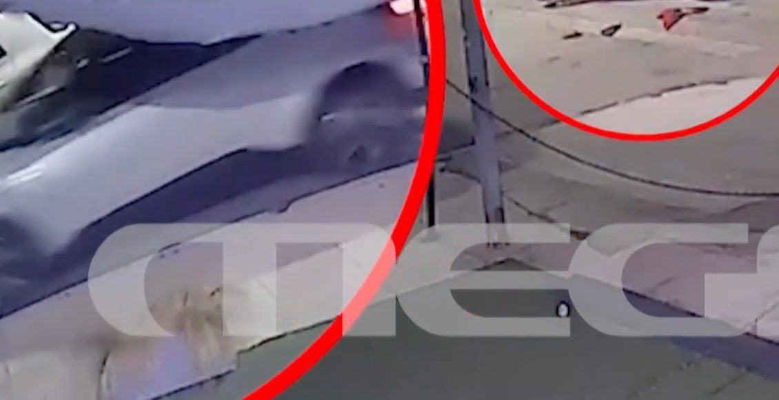 Καρέ-καρέ-η-παράσυρση-και-εγκατάλειψη-οδηγού-μηχανής-από-ΙΧ-που-παραβίασε-το-stop-στο-Φάληρο