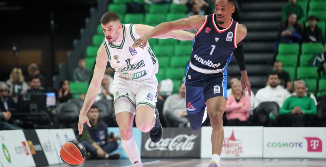 Παναθηναϊκός-–-Πανιώνιος-110-66:-Περίπατος-με-40άρα-του-Ρογκαβόπουλου-που-έβαλε-12-τρίποντα