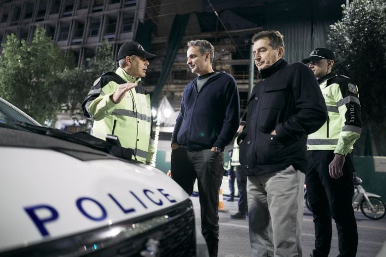 Επίσκεψη-Κυριάκου-Μητσοτάκη-σε-σημείο-διενέργειας-αλκοτέστ-στην-Αττική