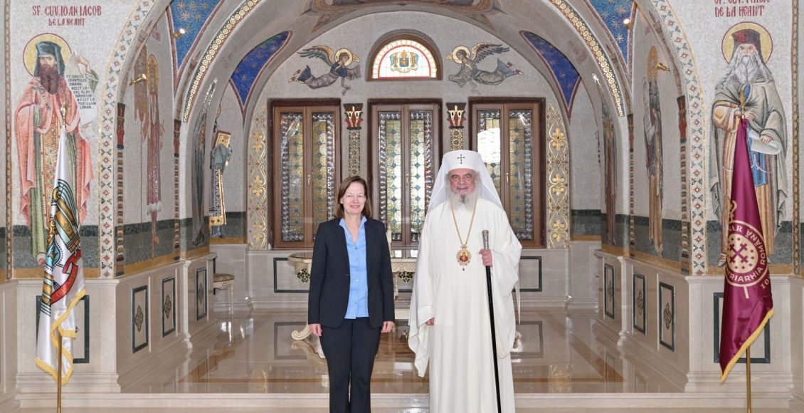 Συνάντηση-Πατριάρχη-Ρουμανίας-με-την-Πρέσβη-της-Γερμανίας-στο-Βουκουρέστι