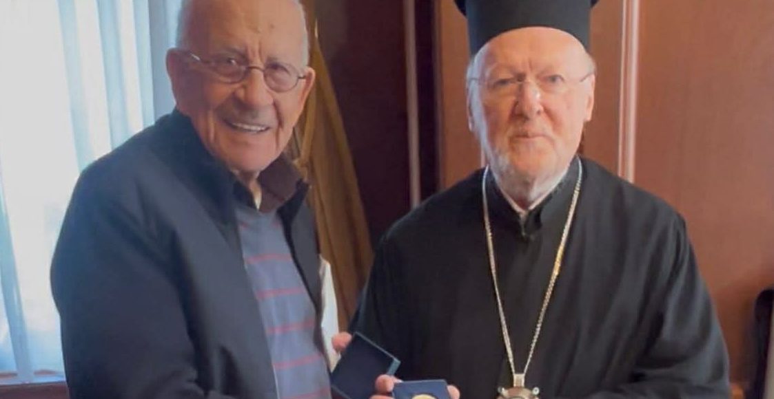 Ο-Πρόεδρος-της-Ελληνικής-Κοινότητος-Ιεροσολύμων-στον-Οικουμενικό-Πατριάρχη