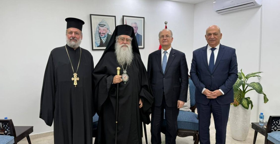 Ο-Διοκαισαρείας-Βενέδικτος-προσκάλεσε-τον-Πρωθυπουργό-της-Παλαιστινιακής-Αρχής-στην-Αγρυπνία-των-Χριστουγέννων