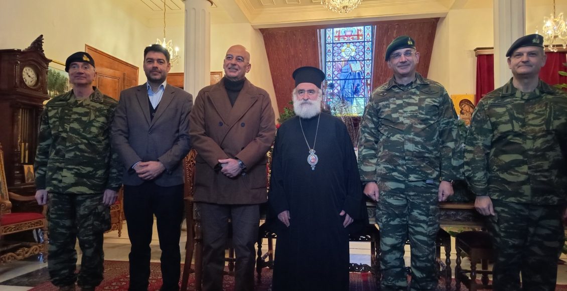 Συνάντηση-Μητροπολίτη-Ξάνθης-με-τον-Υπουργό-Εθνικής-Άμυνας-Νίκο-Δένδια