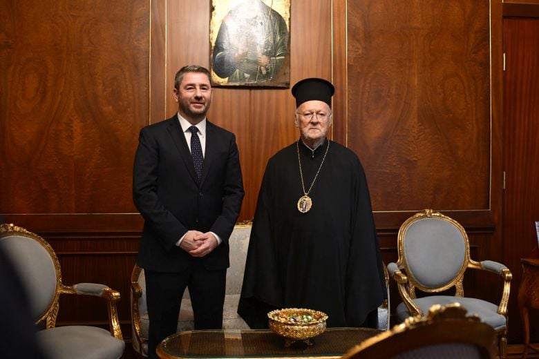 Ανδρουλάκης:-Κάθε-συνάντηση-με-τον-Οικουμενικό-Πατριάρχη-είναι-μάθημα-ανθρωπιάς