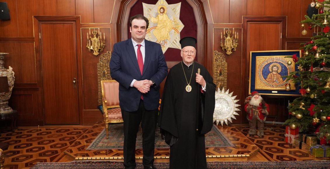 Ο-Οικουμενικός-Πατριάρχης-συνεχάρη-και-ευχήθηκε-στον-νέο-Πρόεδρο-του-eurogroup,-Κυριάκο-Πιερρακάκη